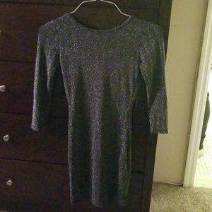 Sparkly tunic/dress with open back. Very sexy!